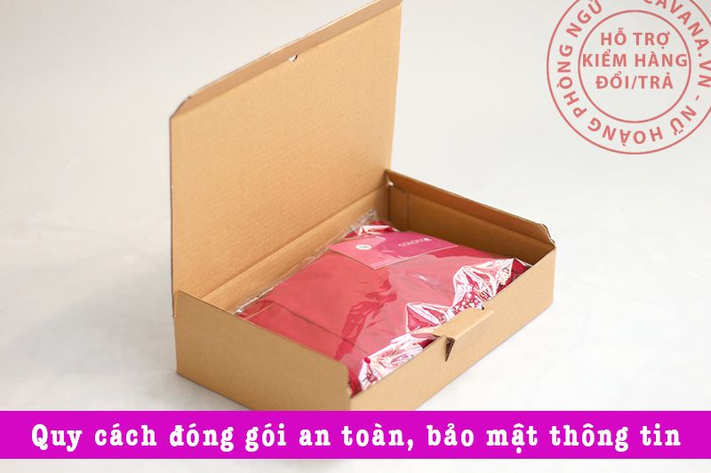 Bao bì sản phẩm CAVANA - Mẫu bao bì cũ