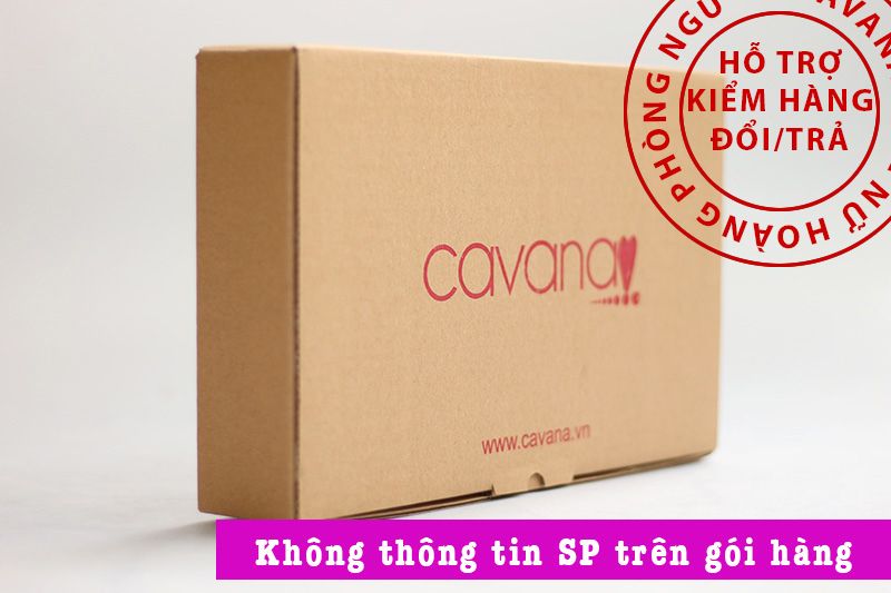 Bao bì sản phẩm CAVANA - Mẫu bao bì mới