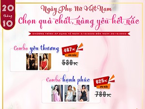 20/10: Chọn quà chất, nàng yêu hết nấc - Chọn ngay !