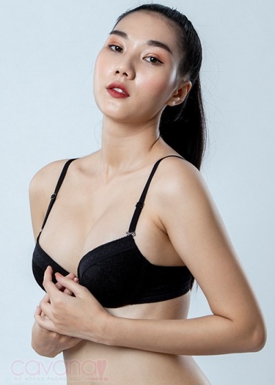 Áo Ngực Cao Cấp Núi Đôi 295 Đen