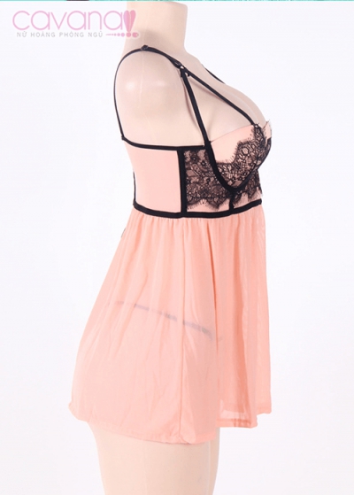 Đầm ngủ Bigsize Ảo mộng tình yêu- hồng