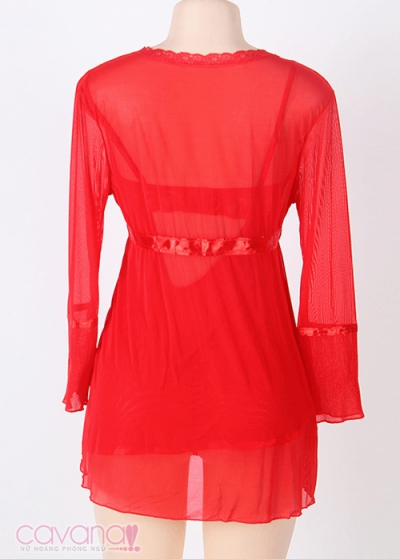 Đầm ngủ Bigsize Người Tình Mùa Đông - Đỏ