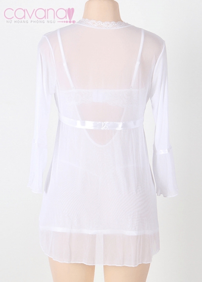 Đầm ngủ bigsize Người Tình Mùa Đông - Trắng