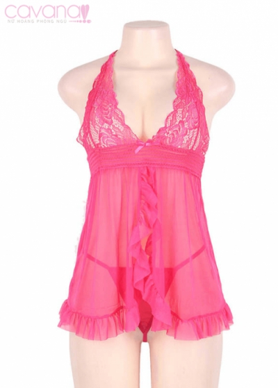 Đầm ngủ Bigsize Tuổi mộng - Hồng