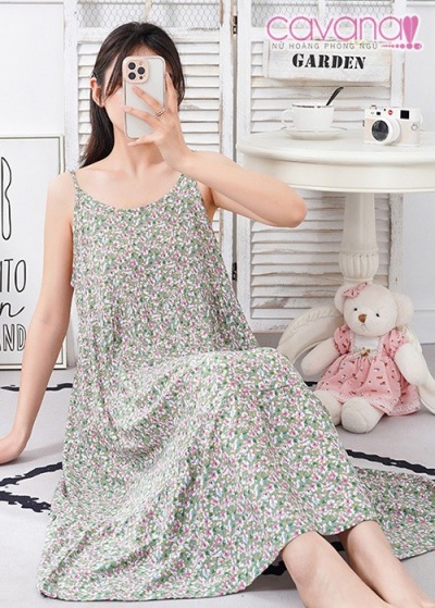 Đầm ngủ dài Vườn Xuân nhiều màu