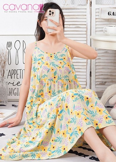 Đầm ngủ dài Vườn Xuân nhiều màu