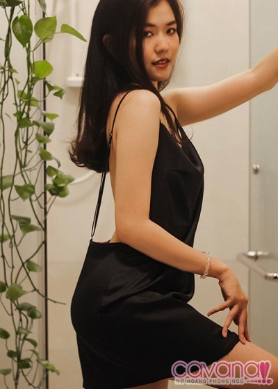 Đầm ngủ Giọt Nắng - Đen