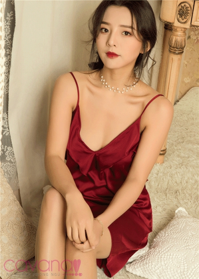 Đầm ngủ gợi cảm Đoá Hoa Ẩn Mình - Đỏ