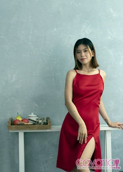 Đầm ngủ gợi cảm Giọt nắng bên thềm - Đỏ