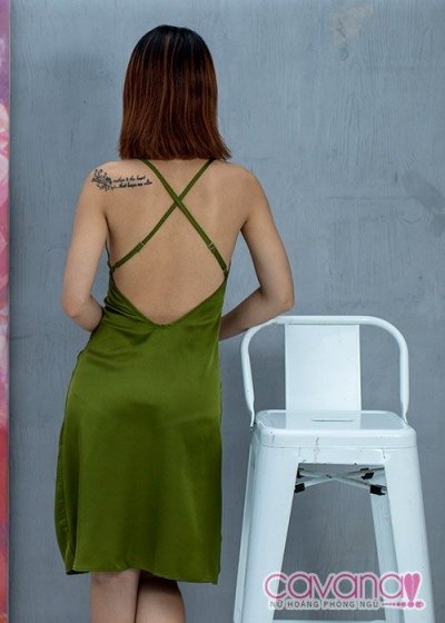 Đầm ngủ gợi cảm Giọt nắng bên thềm- Xanh