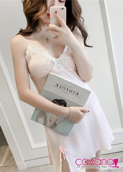 Đầm Ngủ Gợi Cảm Kiêu Sa - Hồng Nhạt
