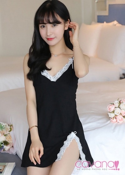 Đầm ngủ gợi cảm Nét Duyên Thầm - Đen