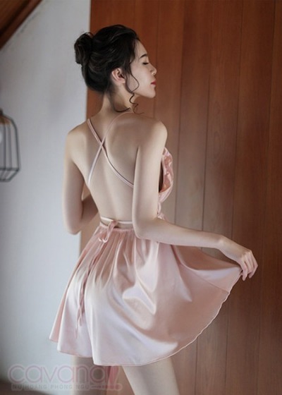 Đầm ngủ gợi cảm Ngọc Nữ - Hồng