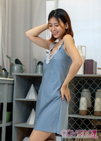 Đầm ngủ gợi cảm Như phút ban đầu - bạc