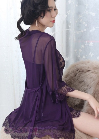 Đầm ngủ khiêu gợi Đêm Tình Nồng - Tím