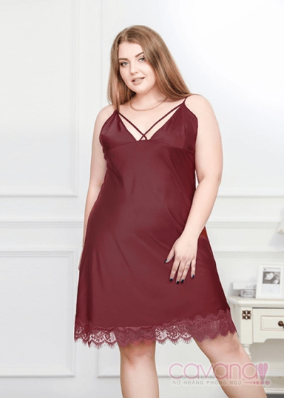 Đầm ngủ Bigsize Vì đó là em- Đỏ