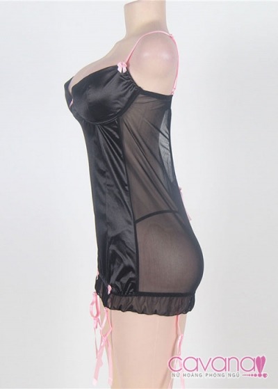 Đầm ngủ người mập Mãi Một Tình Yêu - Hồng