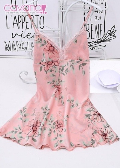 Đầm ngủ quyến rũ Vườn Địa Đàng - Hồng