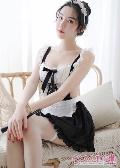 Đồ ngủ cosplay gợi cảm Cô Hầu Gái Đáng Yêu