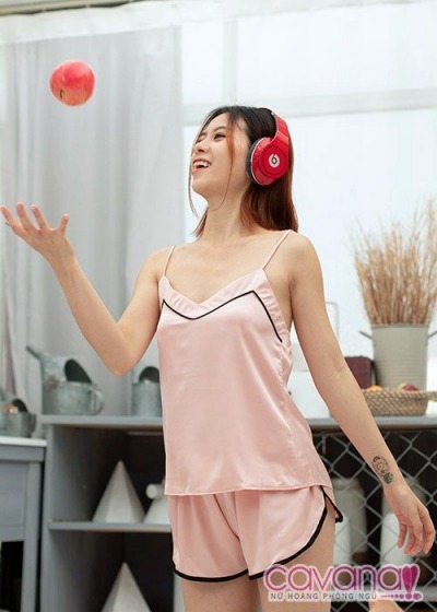 Đồ ngủ lụa Hoa nắng dịu dàng