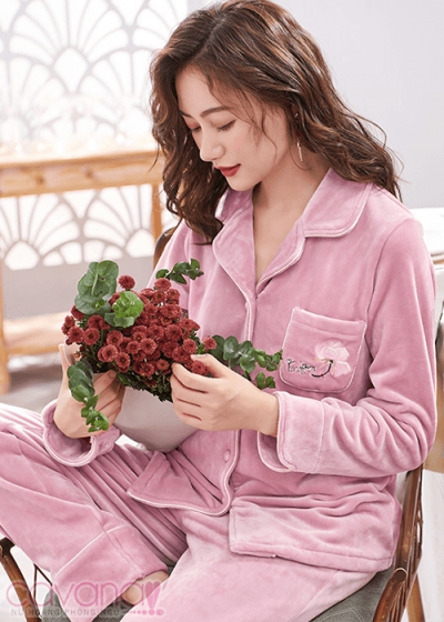Đồ ngủ Pijama Hồng Nhung