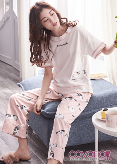 Đồ ngủ Pijama Mèo Lười