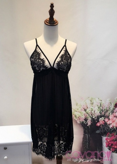 Đồ ngủ sexy, gợi cảm Thiên Thần - Đen
