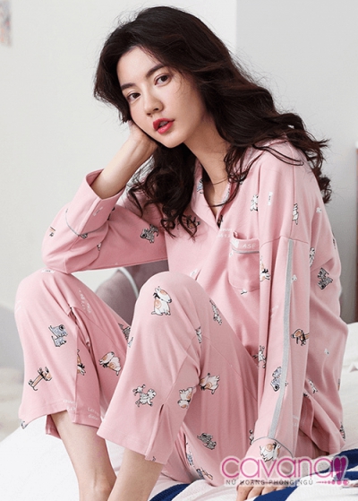 Đồ Pijama nữ Cún Con Đáng Yêu