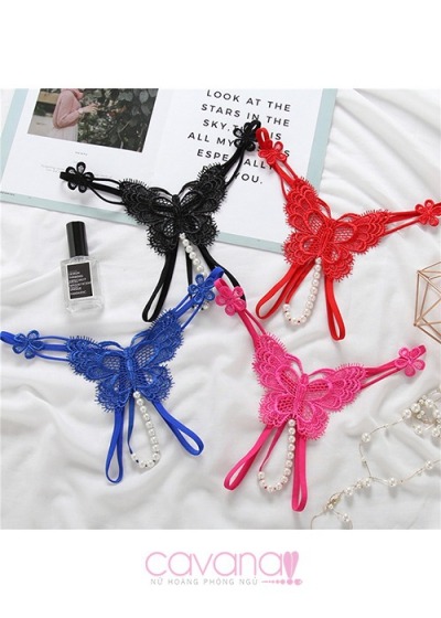 Quần chip gợi cảm Con bướm xinh - Xanh