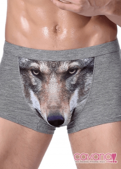Quần lót nam tạo hình Sói Đêm