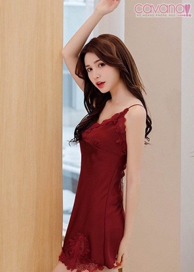 Set đầm ngủ quyến rũ Hương tình yêu - đỏ