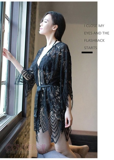 Set đồ ngủ gợi cảm Màu Tình Yêu -  Đen