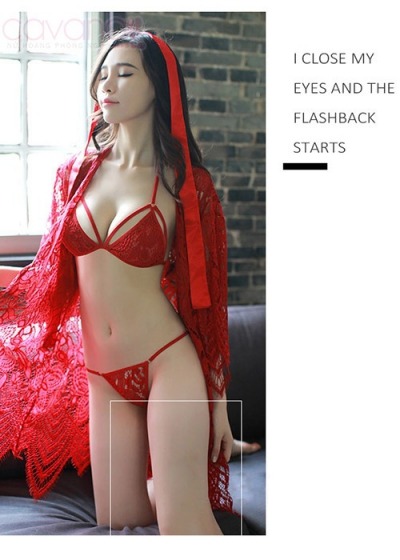 Set đồ ngủ gợi cảm Màu Tình Yêu -  Đỏ