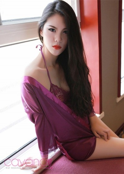 Set đồ ngủ quyến rũ Kẹo Ngọt - Tím