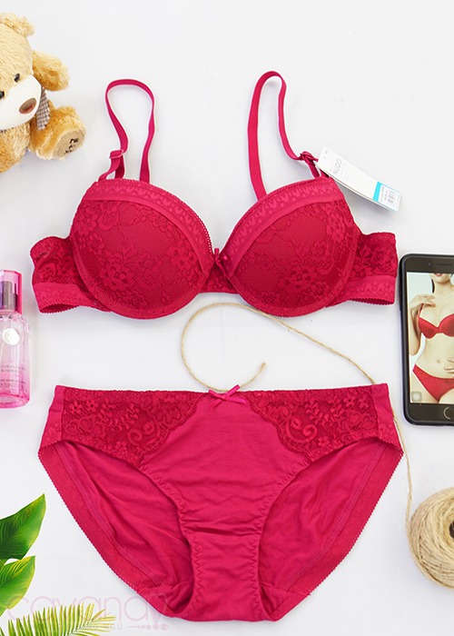 Áo Ngực Cao Cấp Núi Đôi 295 Đỏ Đô