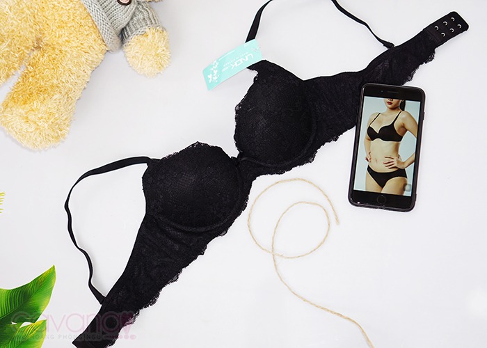 Áo Ngực Cao Cấp Unok 091 Đen