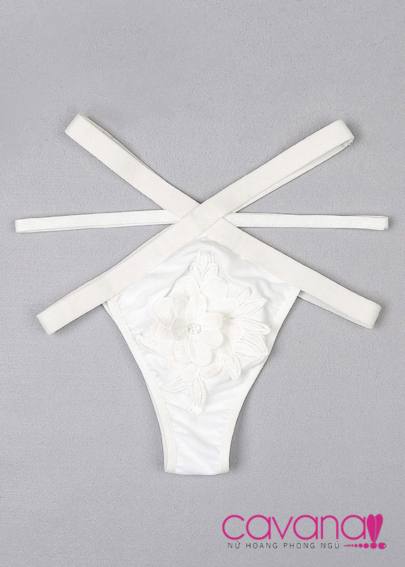 Bra set Hoa Dại - Trắng Bra set Hoa Dại - Trắng