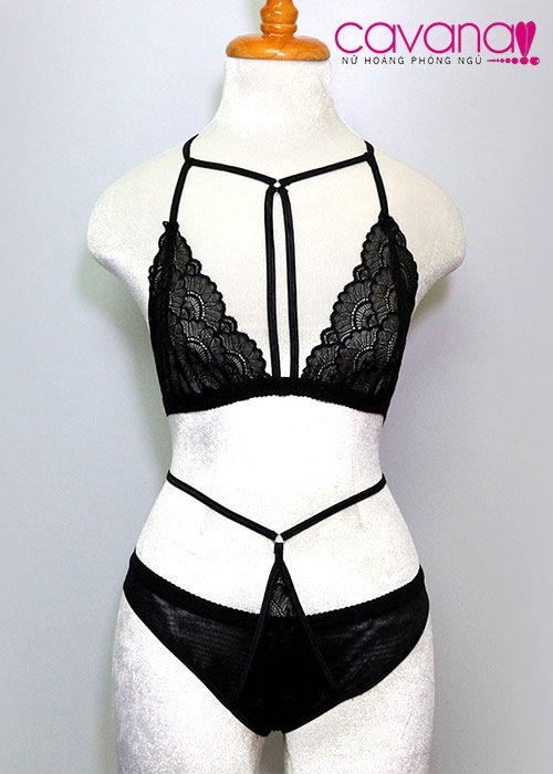 Bra set ren gợi cảm Nữ Hoàng Đen Bra set ren gợi cảm Nữ Hoàng Đen