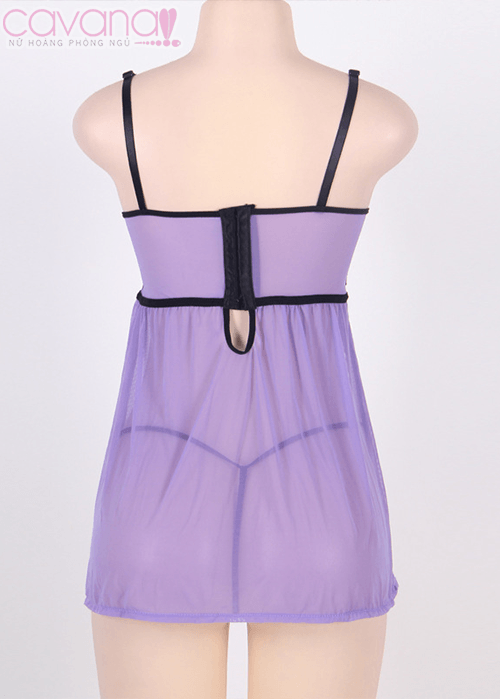 Đầm ngủ Bigsize Ảo mộng tình yêu- tím Đầm ngủ Bigsize Ảo mộng tình yêu- tím