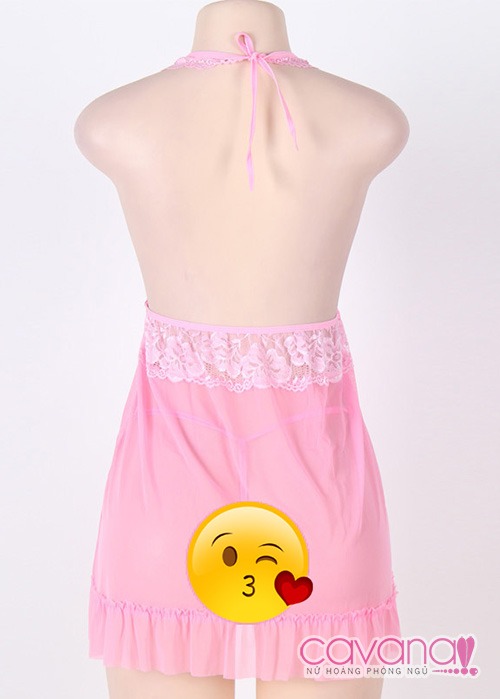 Đầm ngủ Bigsize Duyên Dáng - Hồng Đầm ngủ Bigsize Duyên Dáng - Hồng