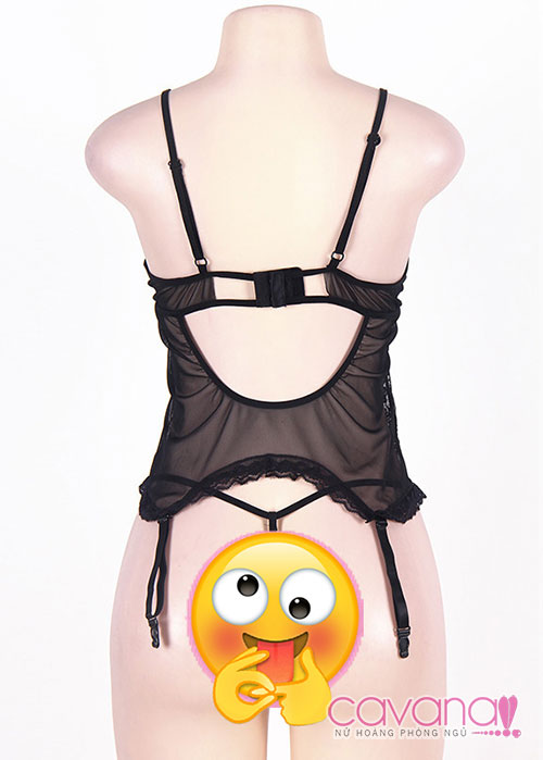 Đầm ngủ Bigsize Mãi Yêu - Đen