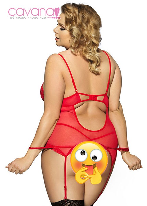 Đầm ngủ Bigsize Mãi Yêu - Đỏ Đầm ngủ Bigsize Mãi Yêu - Đỏ