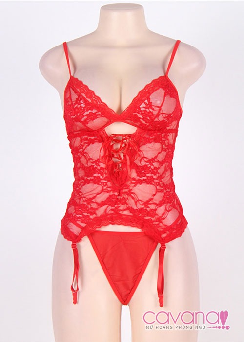Đầm ngủ Bigsize Mãi Yêu - Đỏ Đầm ngủ Bigsize Mãi Yêu - Đỏ