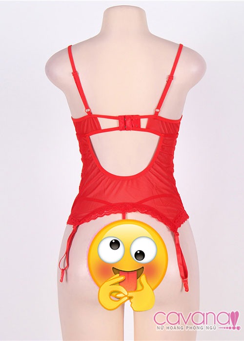 Đầm ngủ Bigsize Mãi Yêu - Đỏ Đầm ngủ Bigsize Mãi Yêu - Đỏ