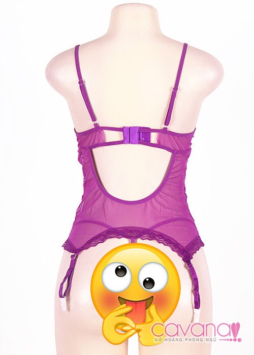 Đầm ngủ Bigsize Mãi Yêu - Tím