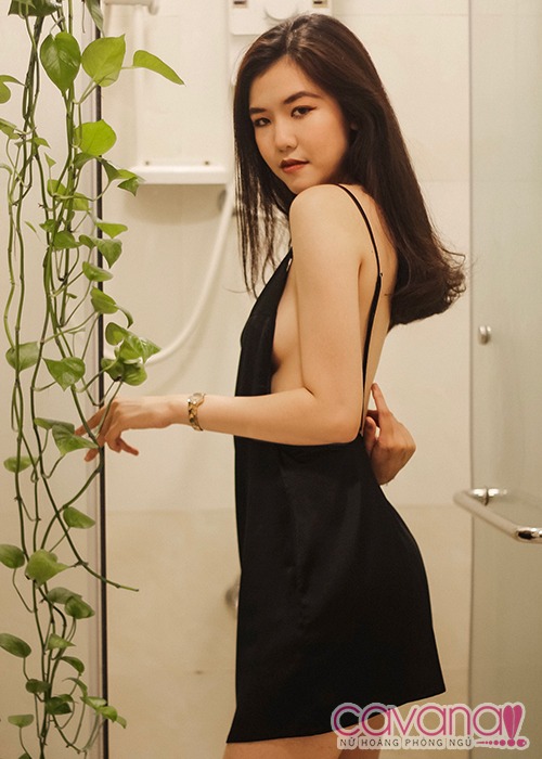 Đầm ngủ Giọt Nắng - Đen Đầm ngủ Giọt Nắng - Đen
