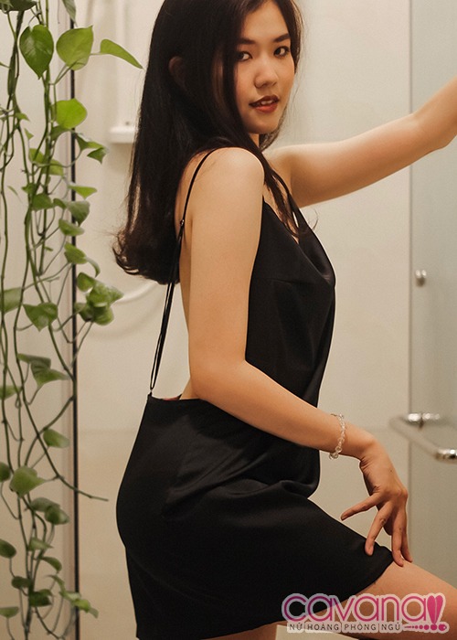 Đầm ngủ Giọt Nắng - Đen Đầm ngủ Giọt Nắng - Đen
