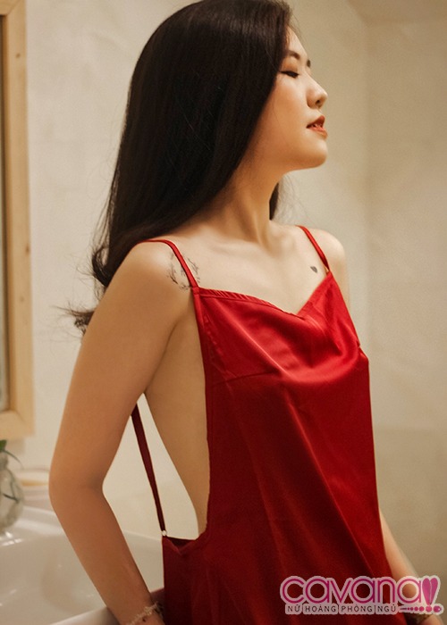 Đầm ngủ Giọt Nắng - Đỏ Đầm ngủ Giọt Nắng - Đỏ