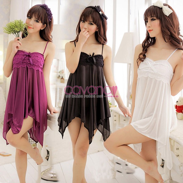 Đầm ngủ gợi cảm Công Chúa Bong Bóng - Tím Đầm ngủ gợi cảm Công Chúa Bong Bóng - Tím