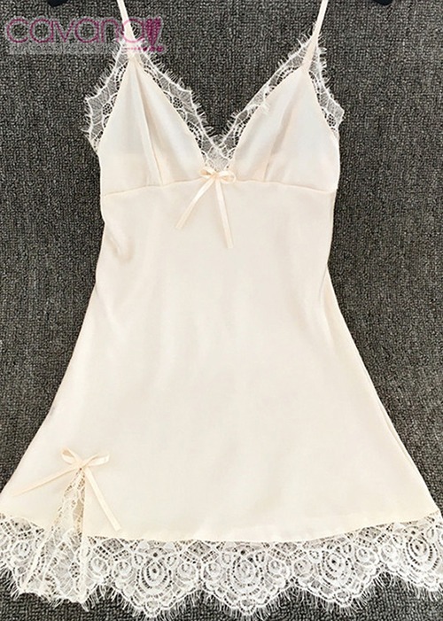 Đầm ngủ gợi cảm Em gái nhỏ - Kem